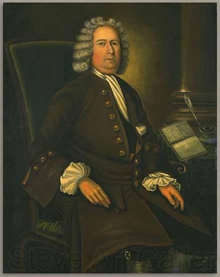 Joseph Badger Portrait of Cornelius Waldo